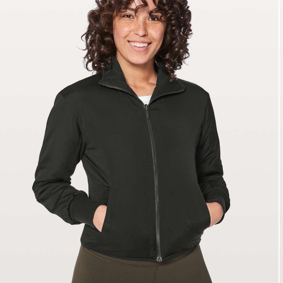 lululemon athletica Jackets & Blazers - Lululemon Forever Warm reversible insulated jacket black size: 2